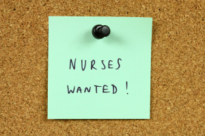 nurse wanted sticker on board
